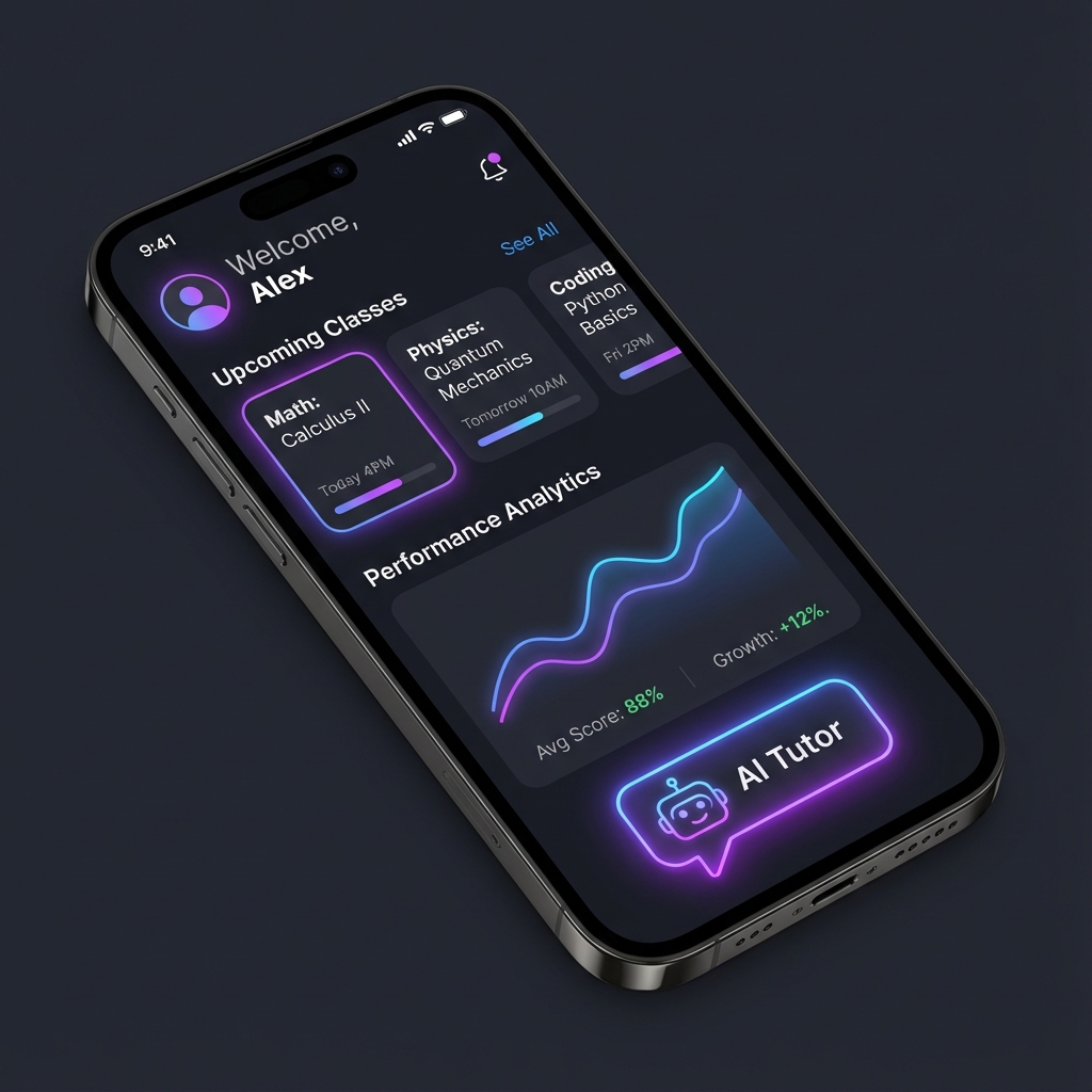 Clazro Student App Dashboard